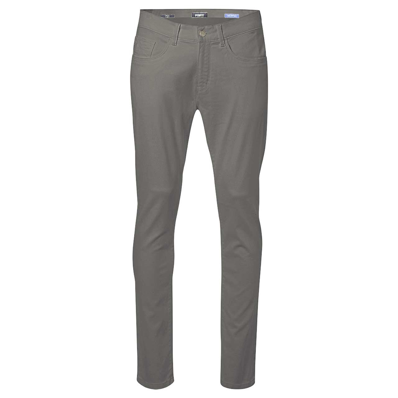 Stretch Herren Baumwollhose Eric Megaflex in Grau von Pioneer, Vorderansicht