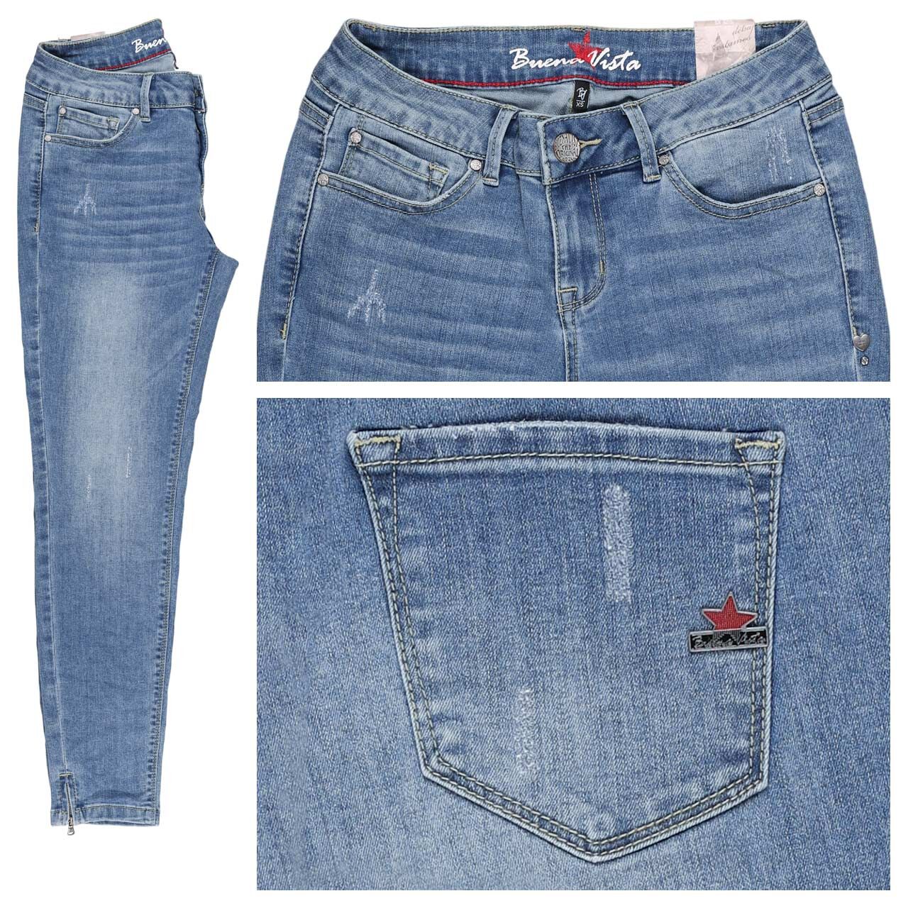 Buena Vista Italy V 7/8 Stretch Denim Jeans rough denim