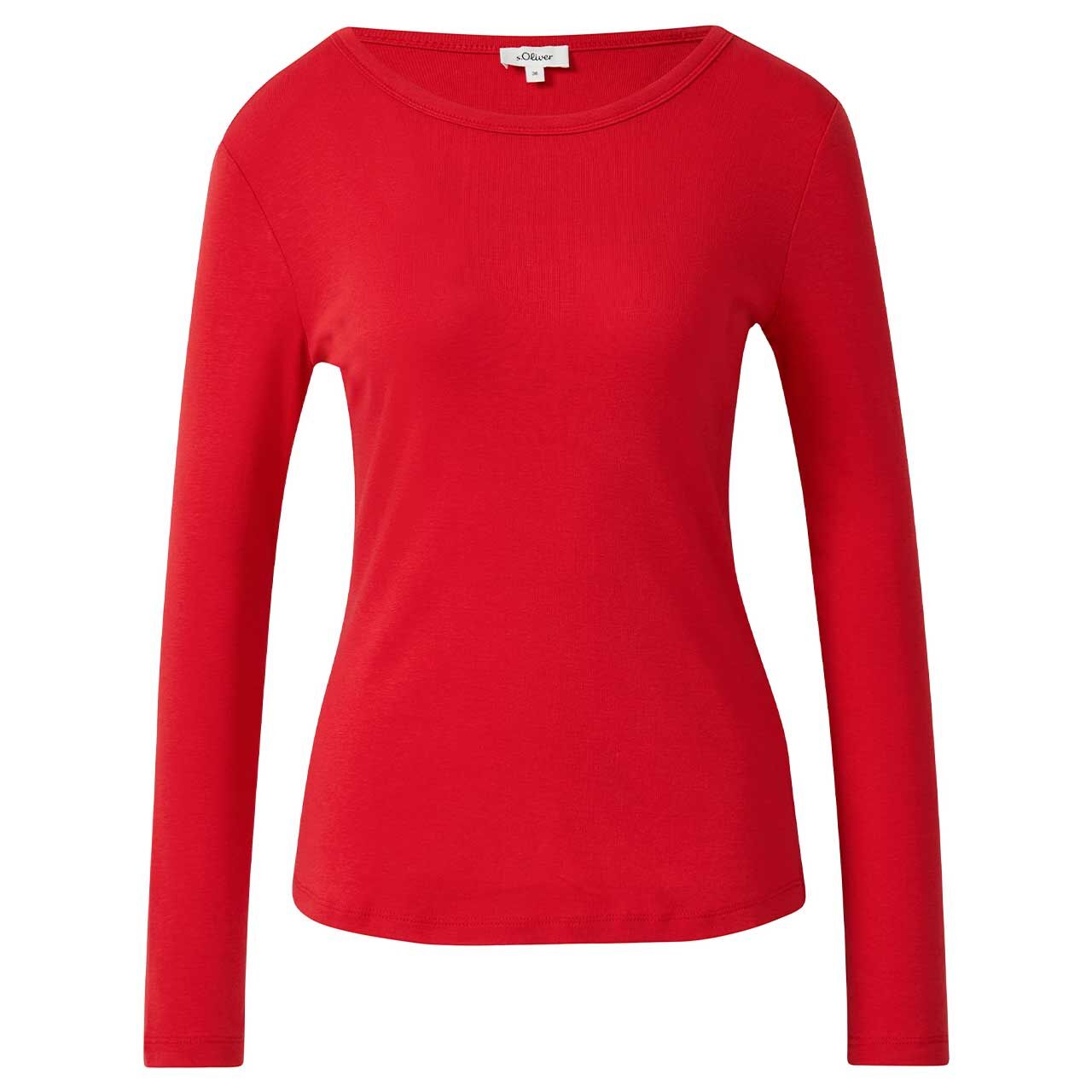s.Oliver Damen Langarm Shirt red s.Oliver Damen Langarm Shirt red