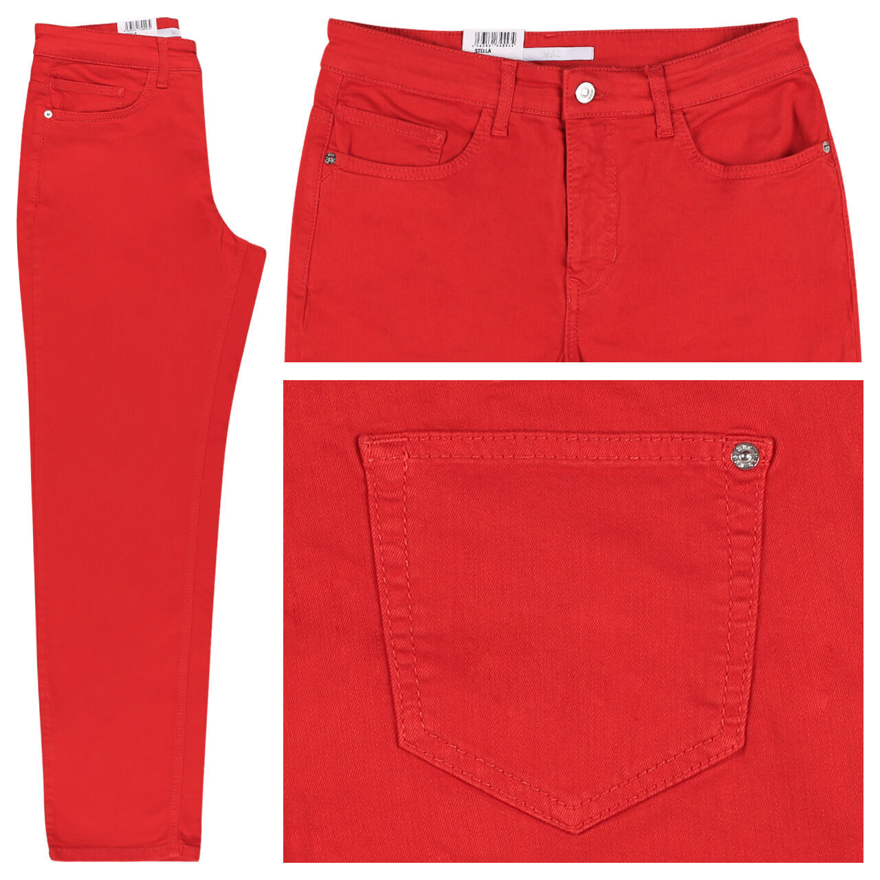 MAC Jeans Stella für Damen in Rot, FarbNr.: 449R