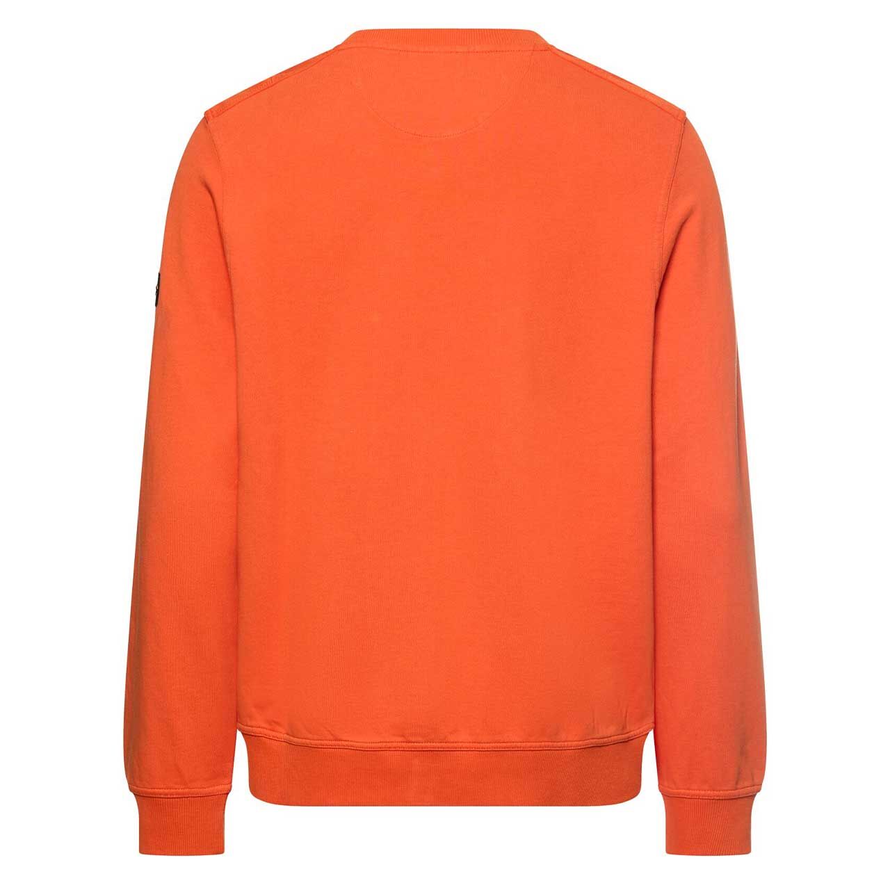 Herren Sweatshirt von Camel active in Orange, Rückansicht