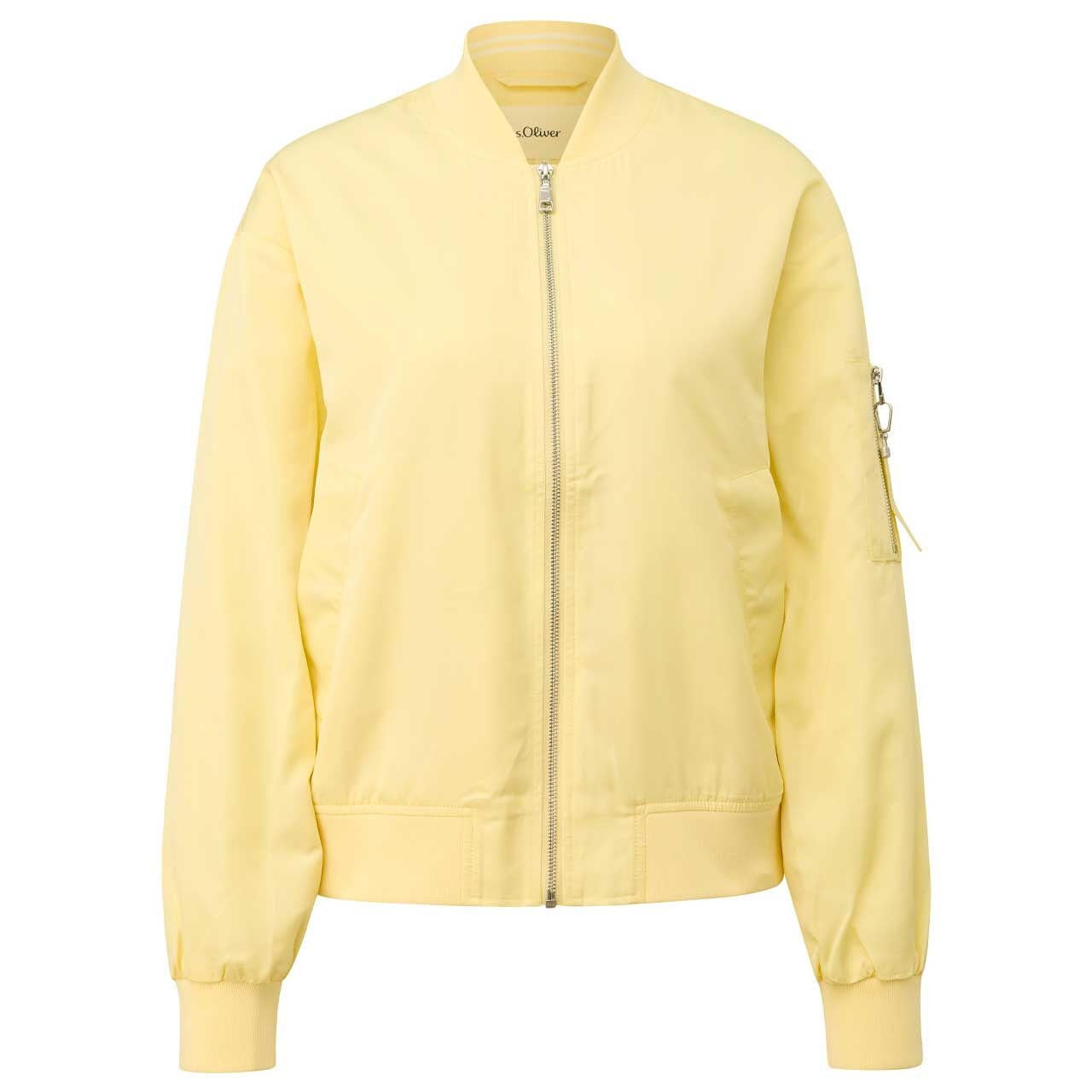 s.Oliver Damen Jacke Bomber Jacket butter yellow