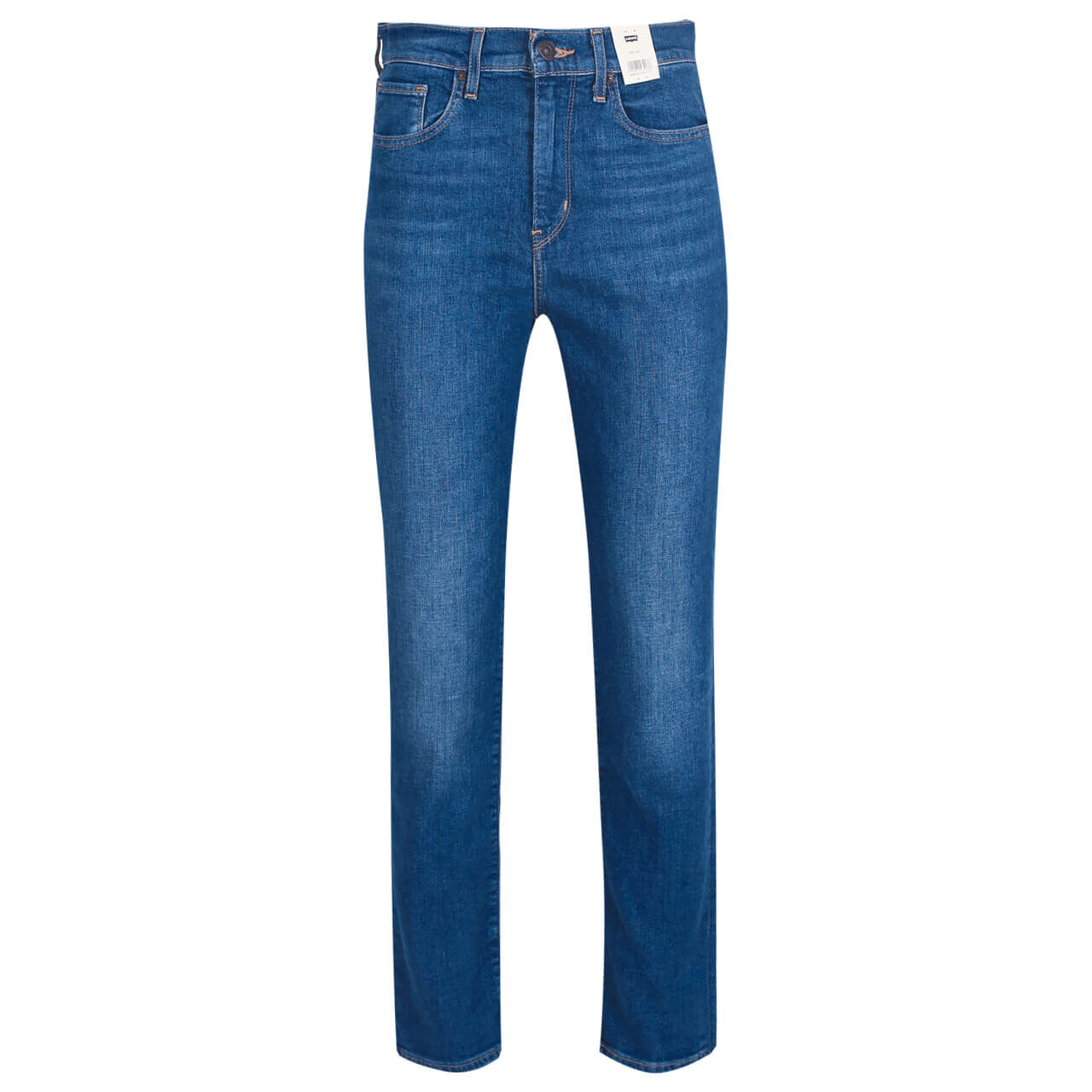 Levis Jeans 724 Straight für Damen in Mittelblau angewaschen, FarbNr.: 0139
