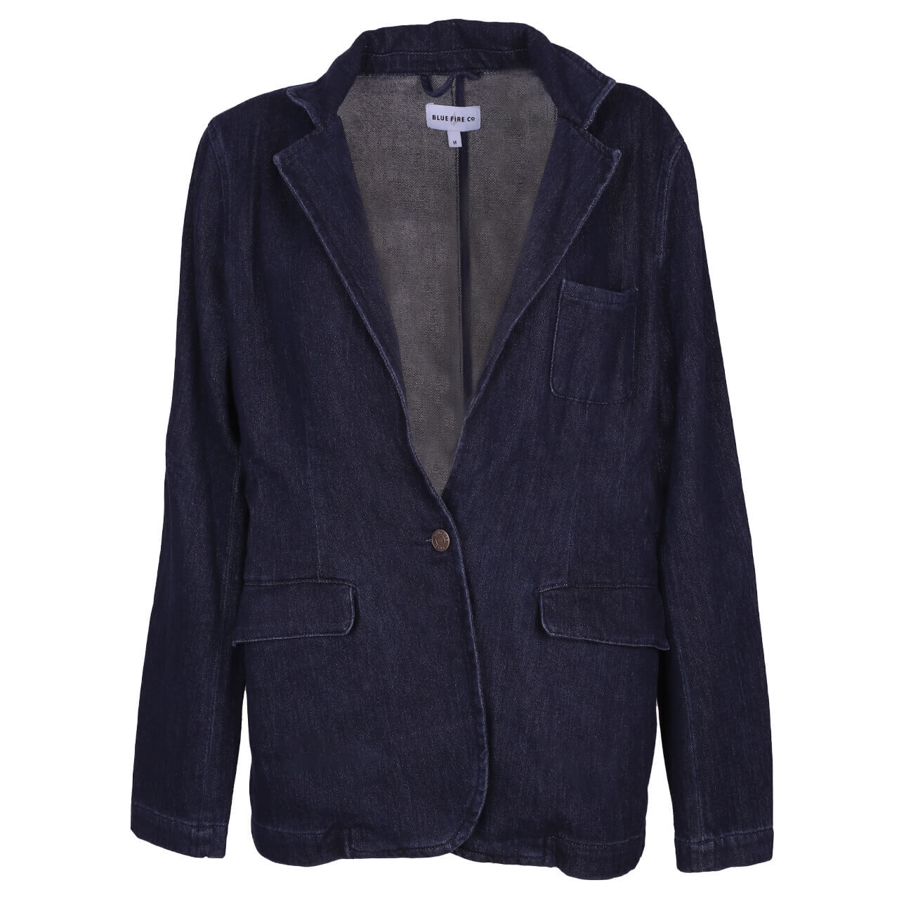 Blue Fire Damen Blazer Blake denim lurex blue glitter