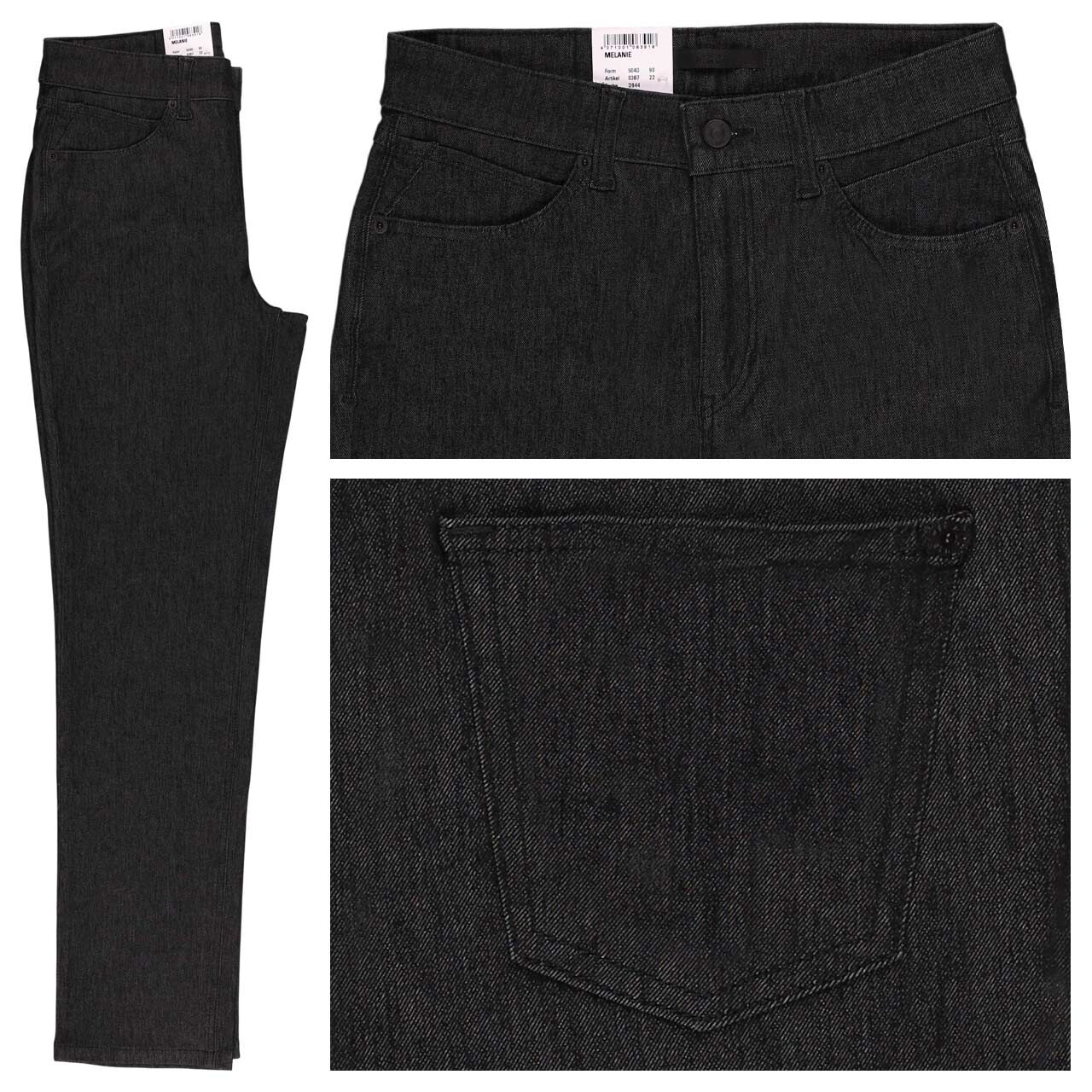 MAC Melanie Jeans fashion rinsed black