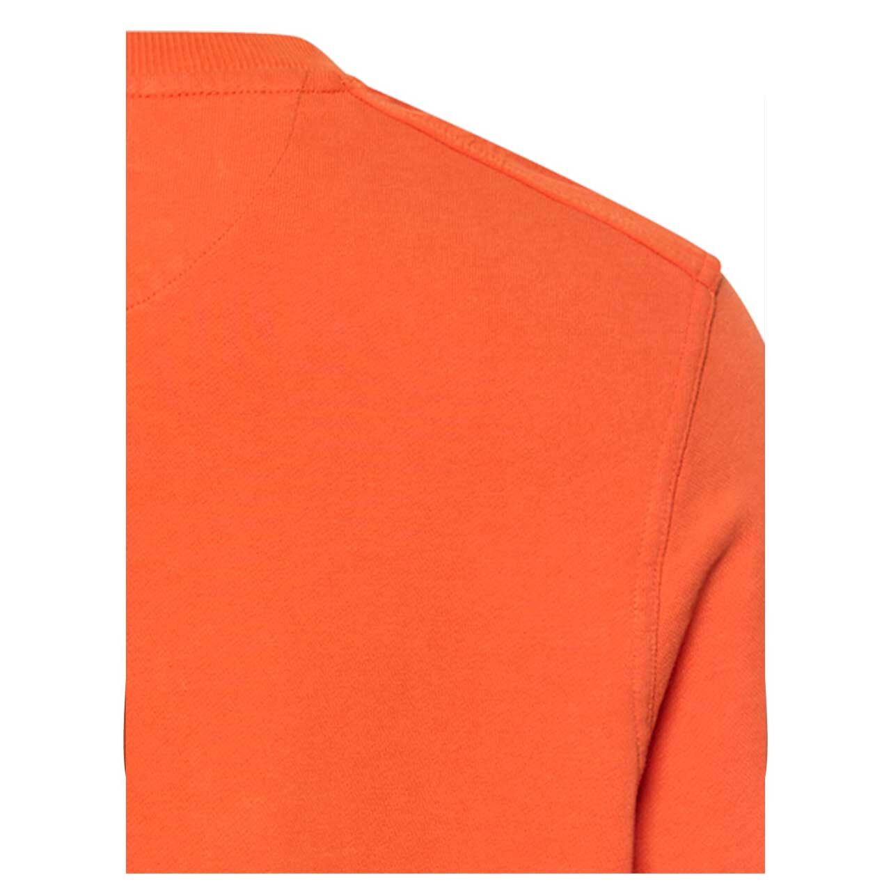 Herren Sweatshirt von Camel active in Orange, detaillierte Rückansicht