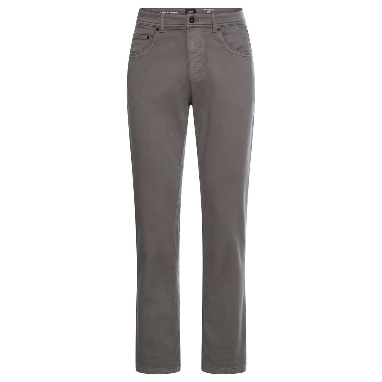 Stretch Herren Baumwollhose Woodstock von Camel active in Dunkelgrau, Vorderansicht