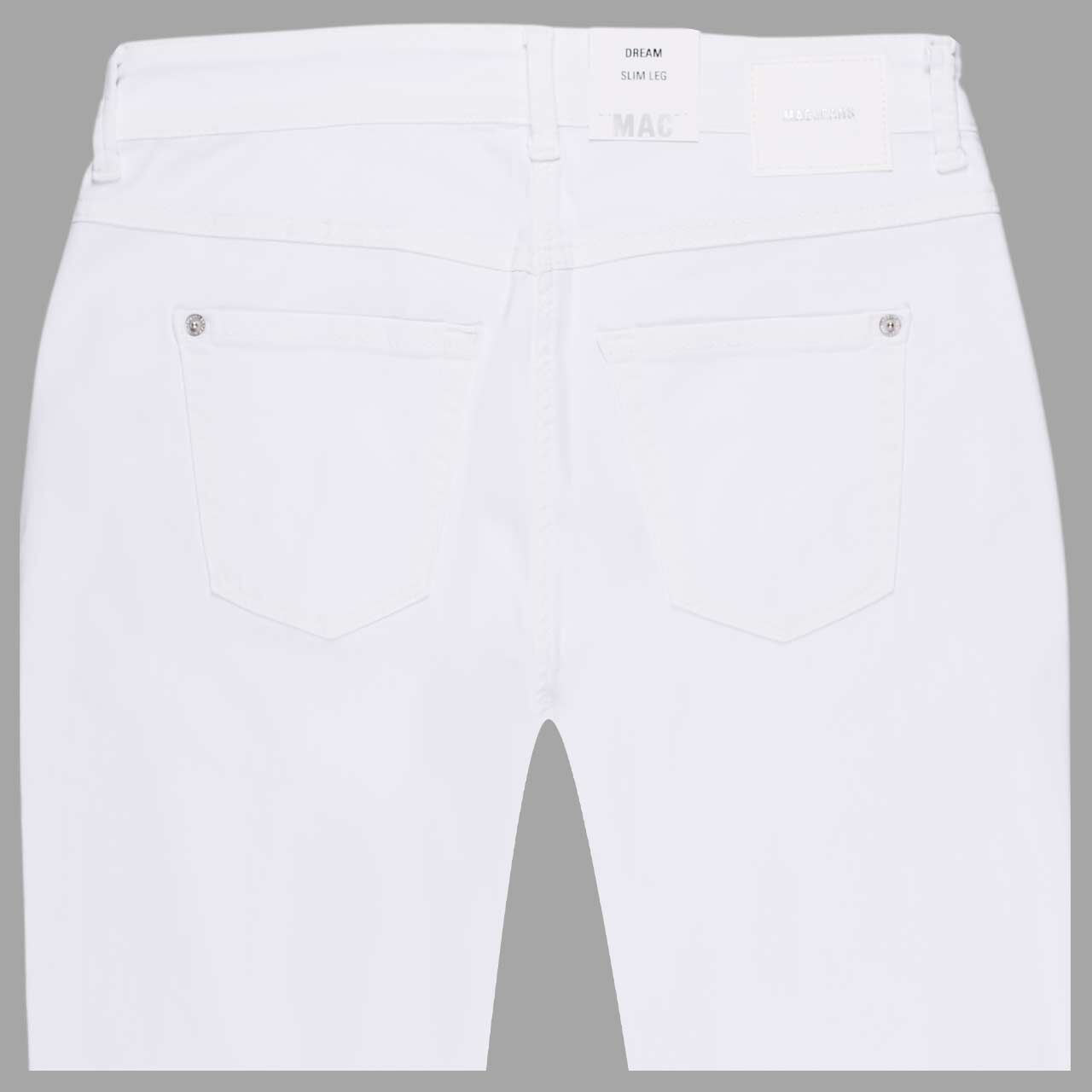 Damen 7/8 Jeans  Dream Summer von MAC in Weiß, detaillierte Rückansicht