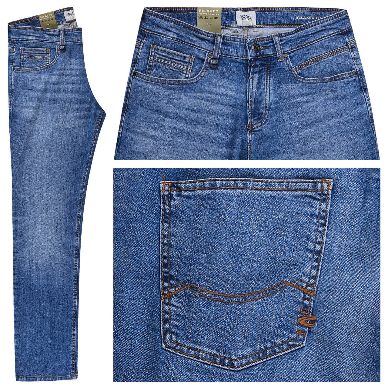 camel-active-jeans-woodstock-blau-42 Camel active Jeans Woodstock für Herren in Blau angewaschen, FarbNr.: 42