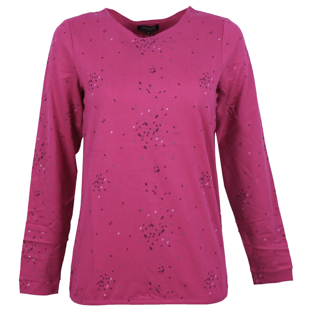 Soquesto Damen Langarm Shirt frosty berry print