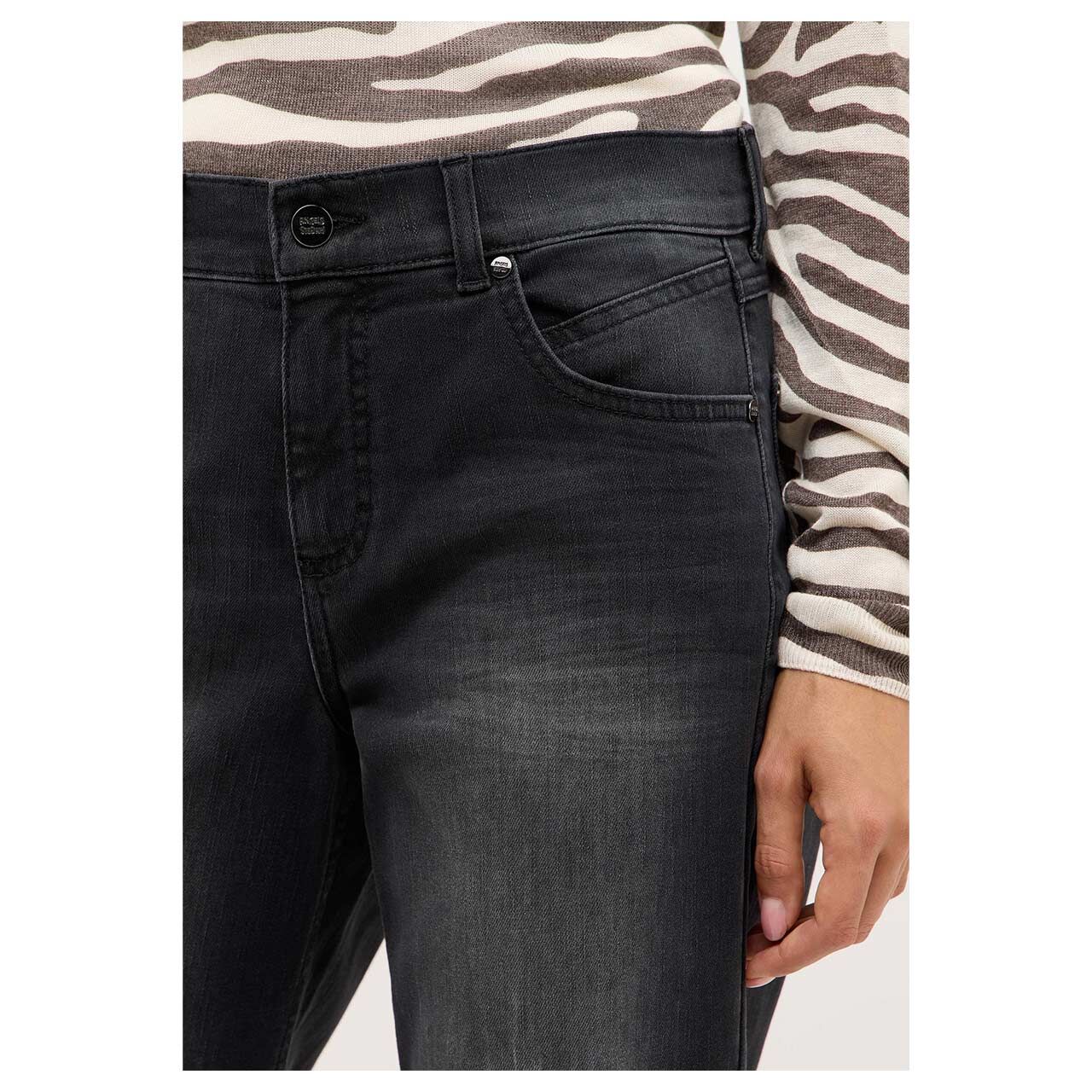 Angels Evy Barrel Ankle Jeans anthracite used buffi