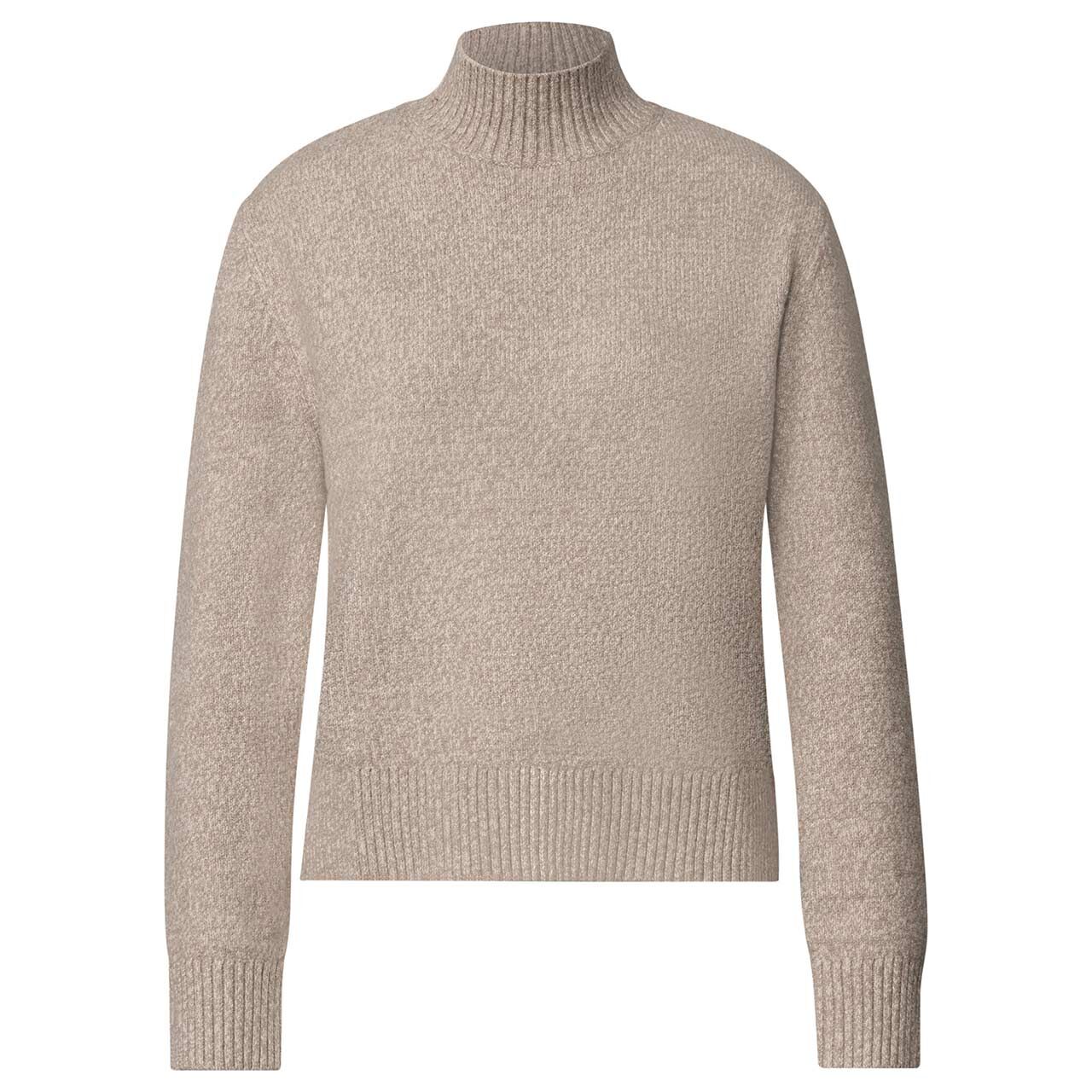 Street One Damen Pullover Cosy Mouliné sanded amber melange