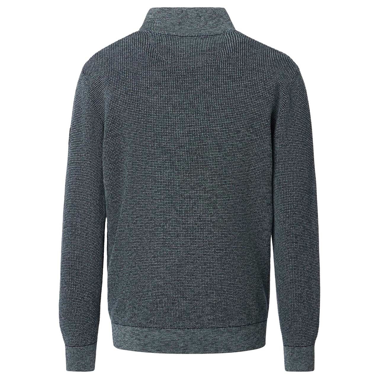 Herren Pullover von Casa Moda in Grün meliert, Rückansicht