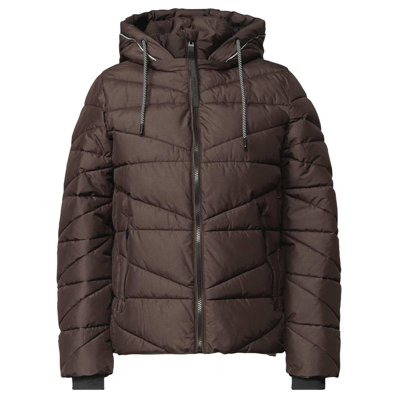 Cecil Damen Jacke Sportive Padded Jacket chocolate sauce brown