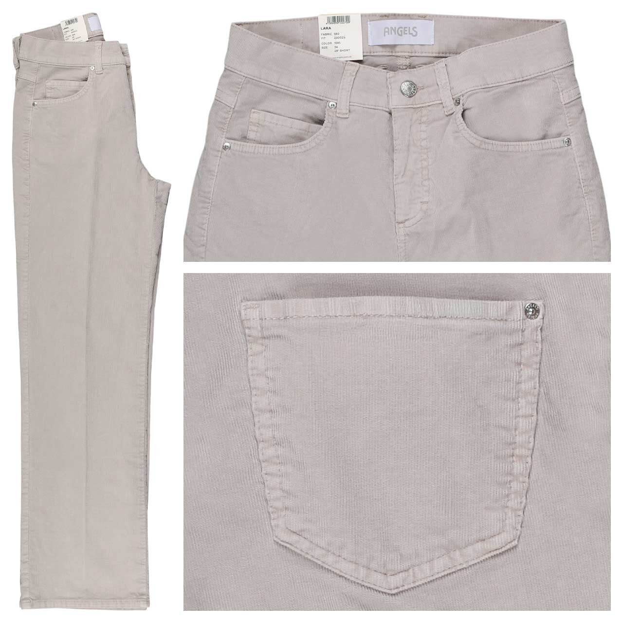 Angels Lara Cordhose grey morn used