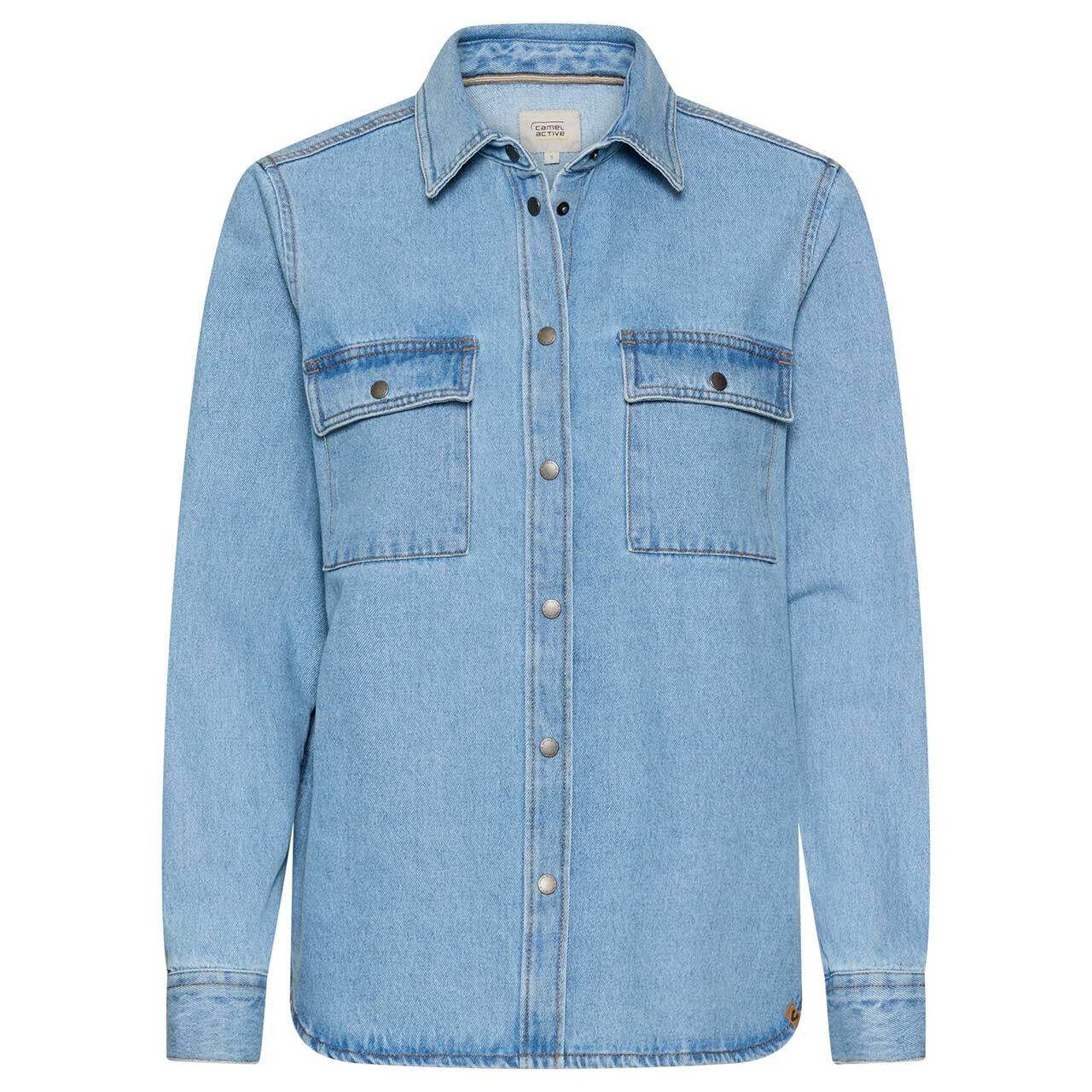 Camel active Damen Hemdjacke mid blue