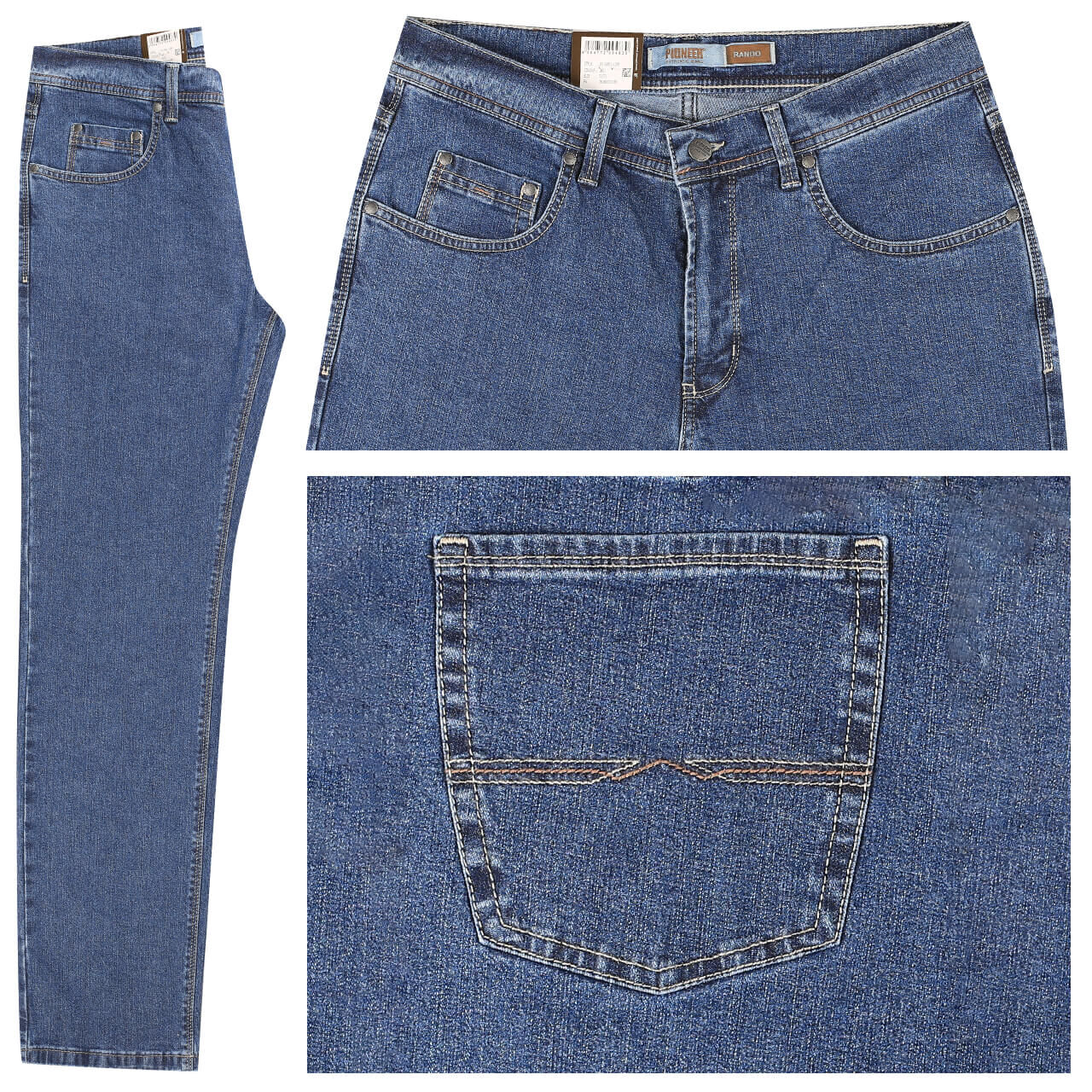 Pioneer Jeans Rando für Herren in Blau, FarbNr.: 6821
