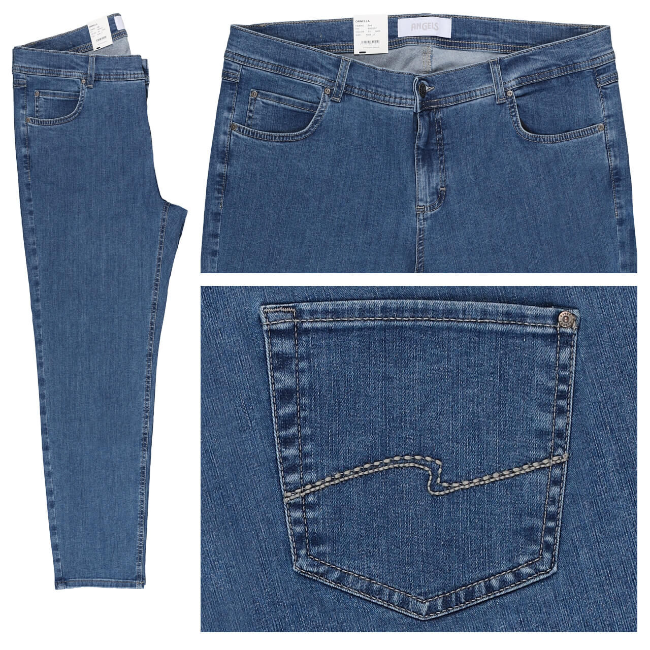 Angels Ornella 7/8 Jeans mid blue Angels Ornella 7/8 Jeans mid blue