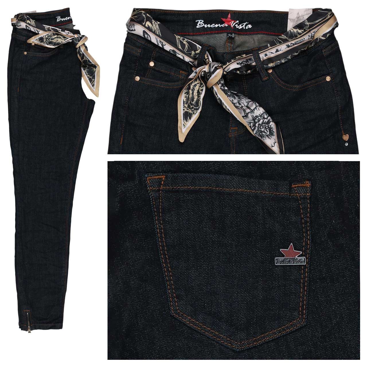 Buena Vista Italy V 7/8 Stretch Denim Jeans raw denim