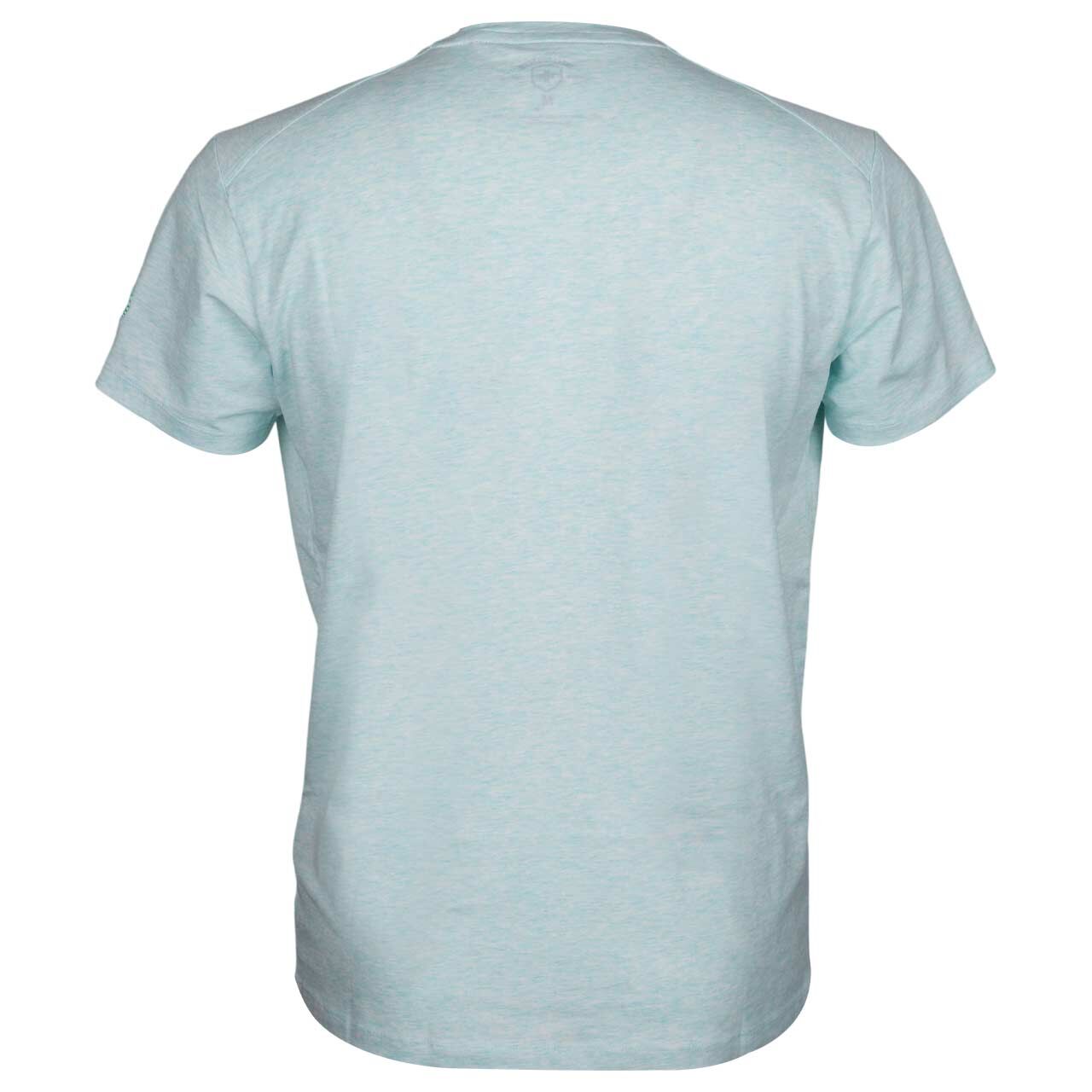 Herren T-Shirt von Wellensteyn in Türkis meliert, Rückansicht