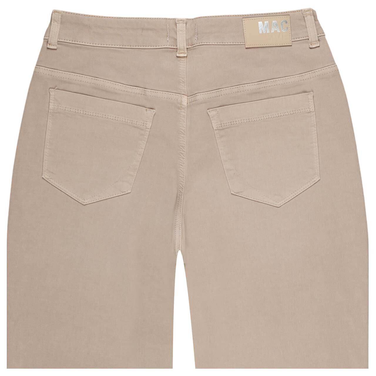 Damenjeans Gracia von MAC in Beige, detaillierte Rückansicht