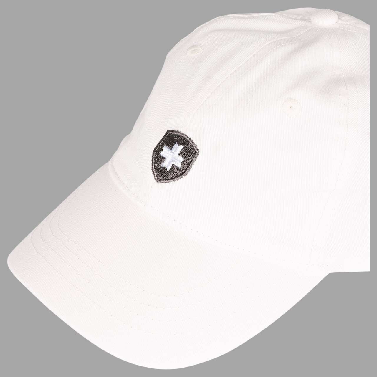 Baseballcap von Wellensteyn in Weiß, Detailansicht Logo
