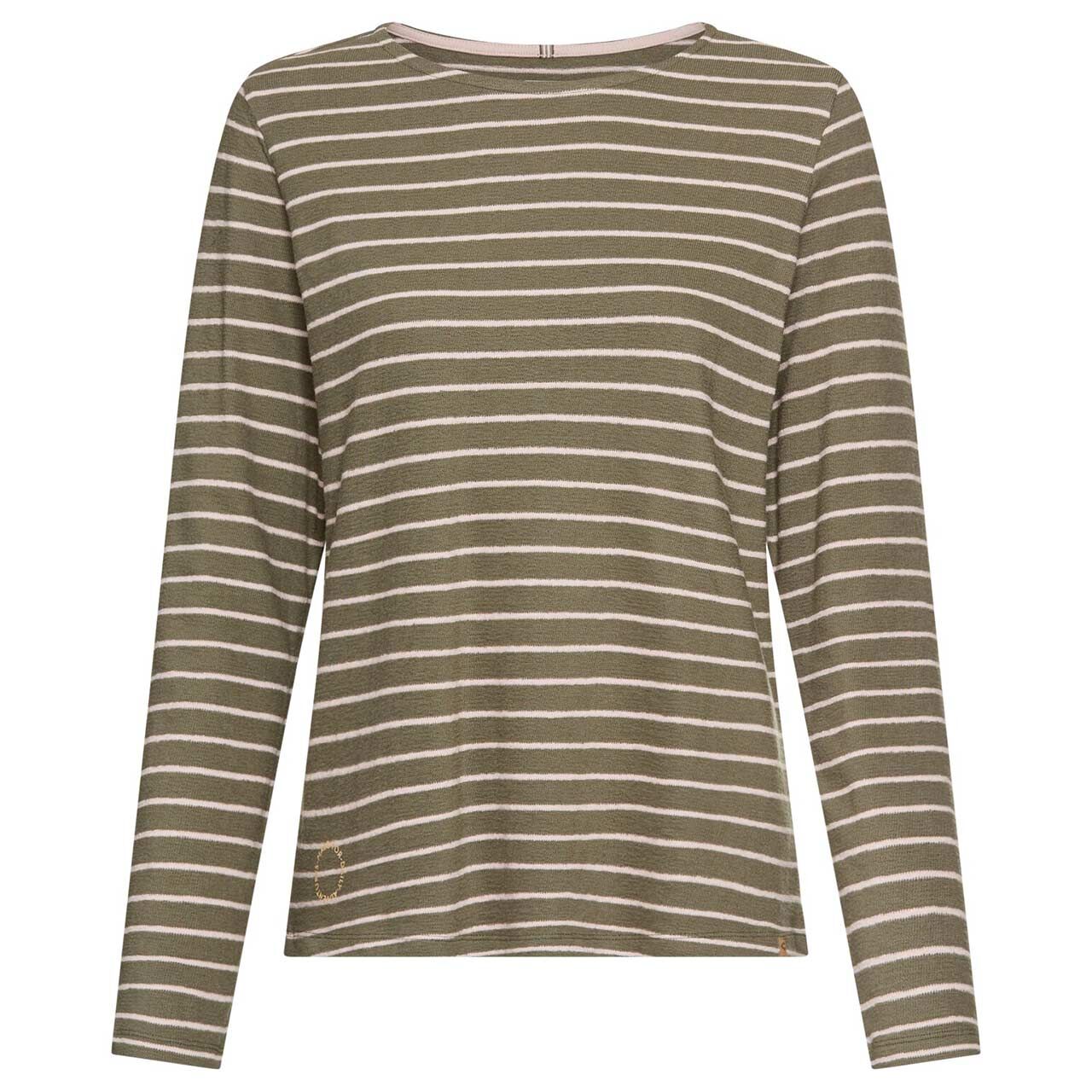 Camel active Damen Pullover shadow khaki stripes