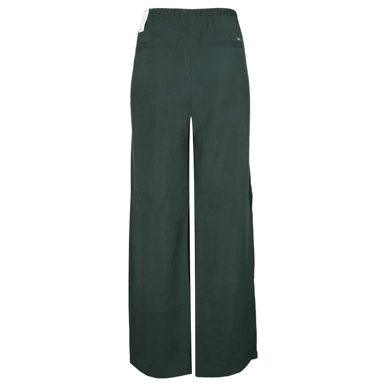 Damen Hose Neele Straight von Cecil in Dunkelgrün, Rückansicht