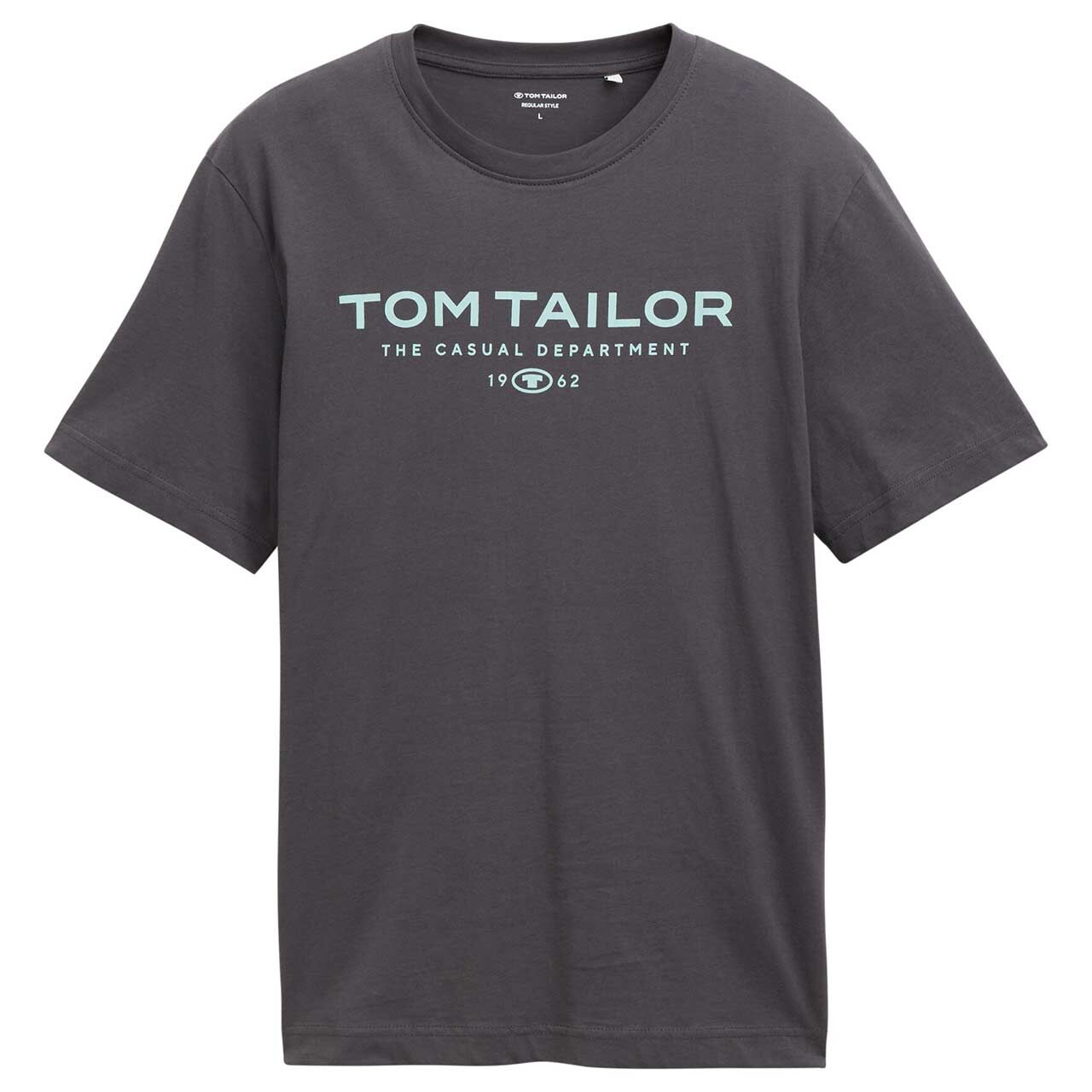 Tom Tailor Herren T-Shirt tarmac grey printed