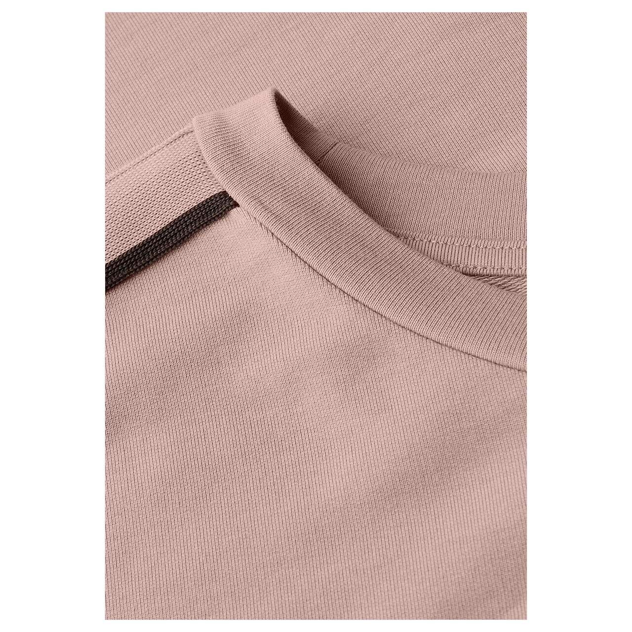 Damen 3/4 Arm Shirt Deco Tape von Street One in Altrosa, Detailansicht Material
