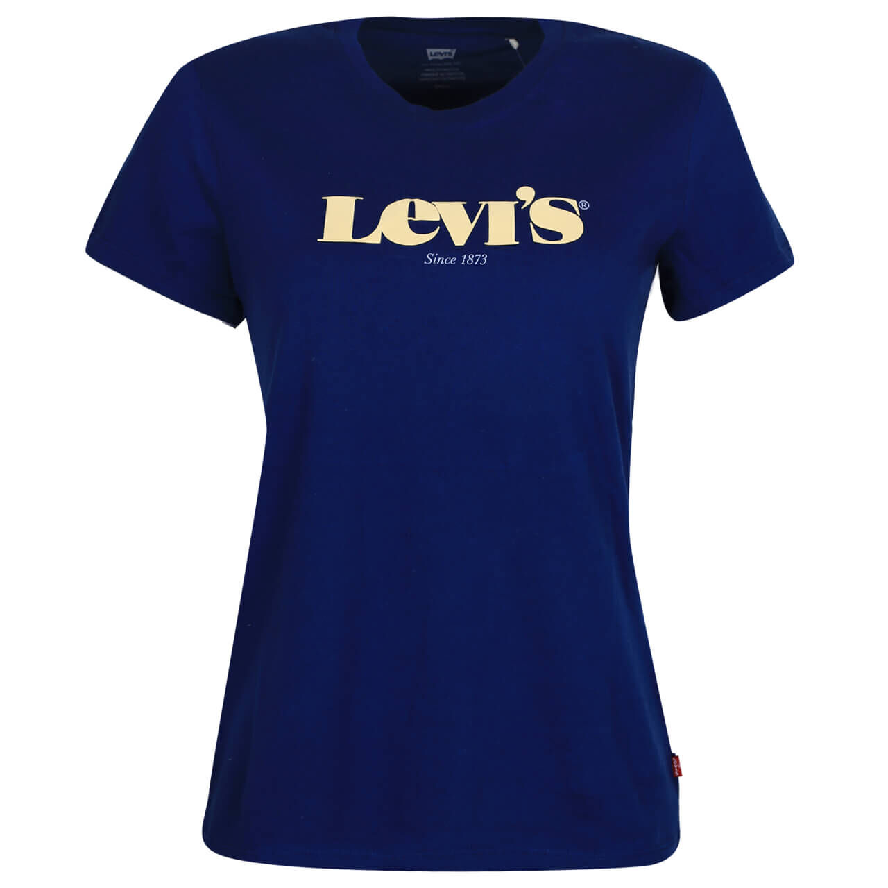 Levis Logo-T-Shirt für Damen in Blau, FarbNr.: 1493