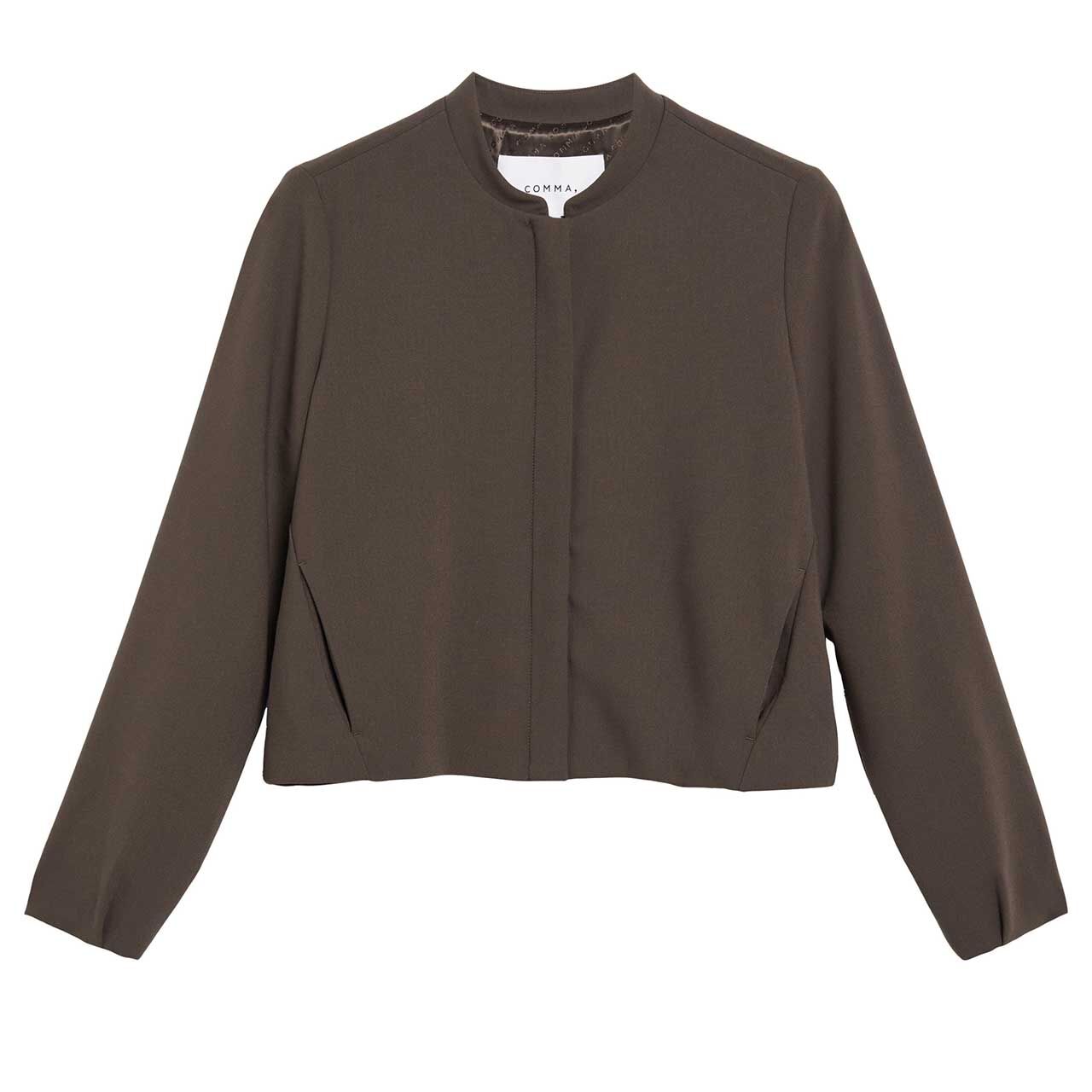 Comma Damen Jacke Blouson mulch brown