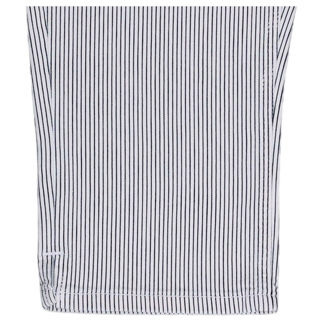 Damen 3/4 Jeans Anacapri Sporty von Angels in Dunkelblau gestreift, Detailansicht vom Saum