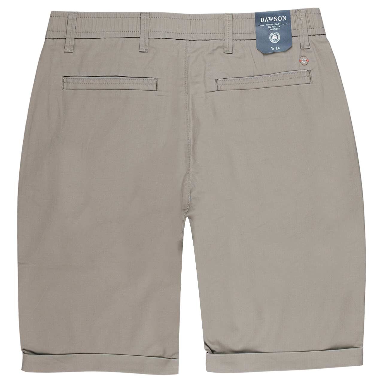 Herren Baumwoll Bermuda Dawson von Lerros in Beige, detaillierte Rückansicht