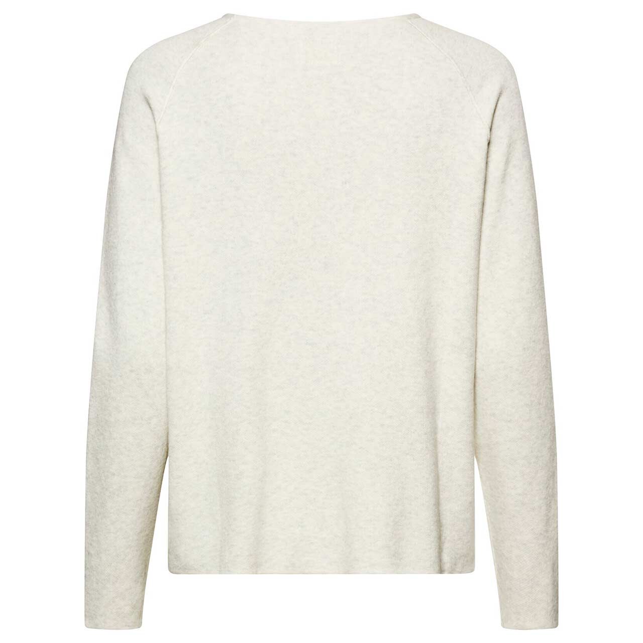 Damen Pullover von Camel active in Cremeweiß meliert, Rückansicht