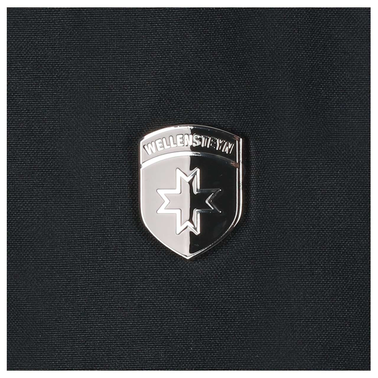 Herren Jacke Beaufield von Wellensteyn in Dunkelblau, Detailansicht Markenlogo