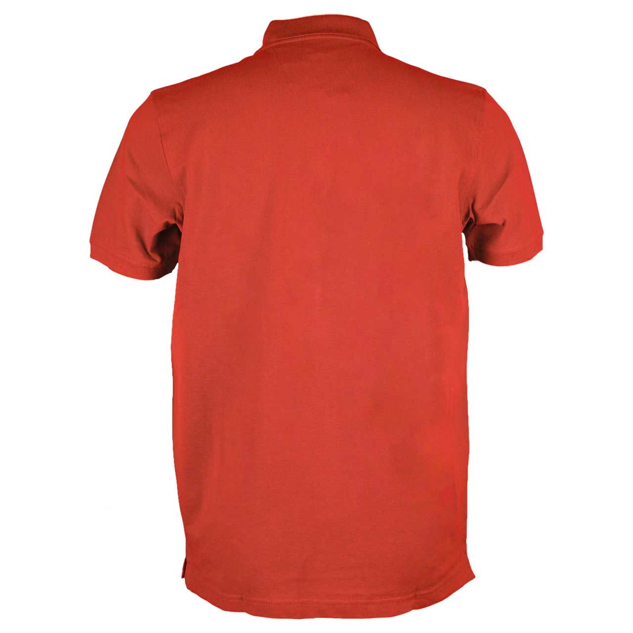 Herren Piqué Poloshirt von Lerros in Rot mit der Farbnummer 344, Rückansicht