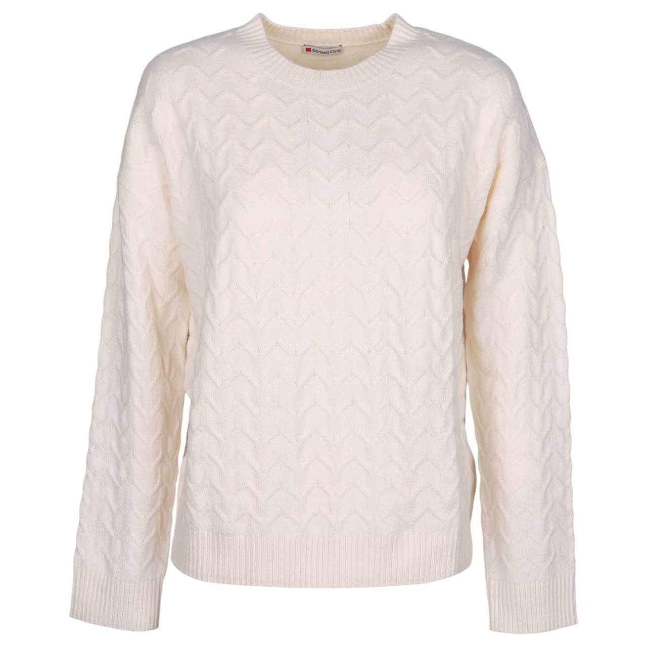 Street One Damen Pullover Cosy Structure soft beige