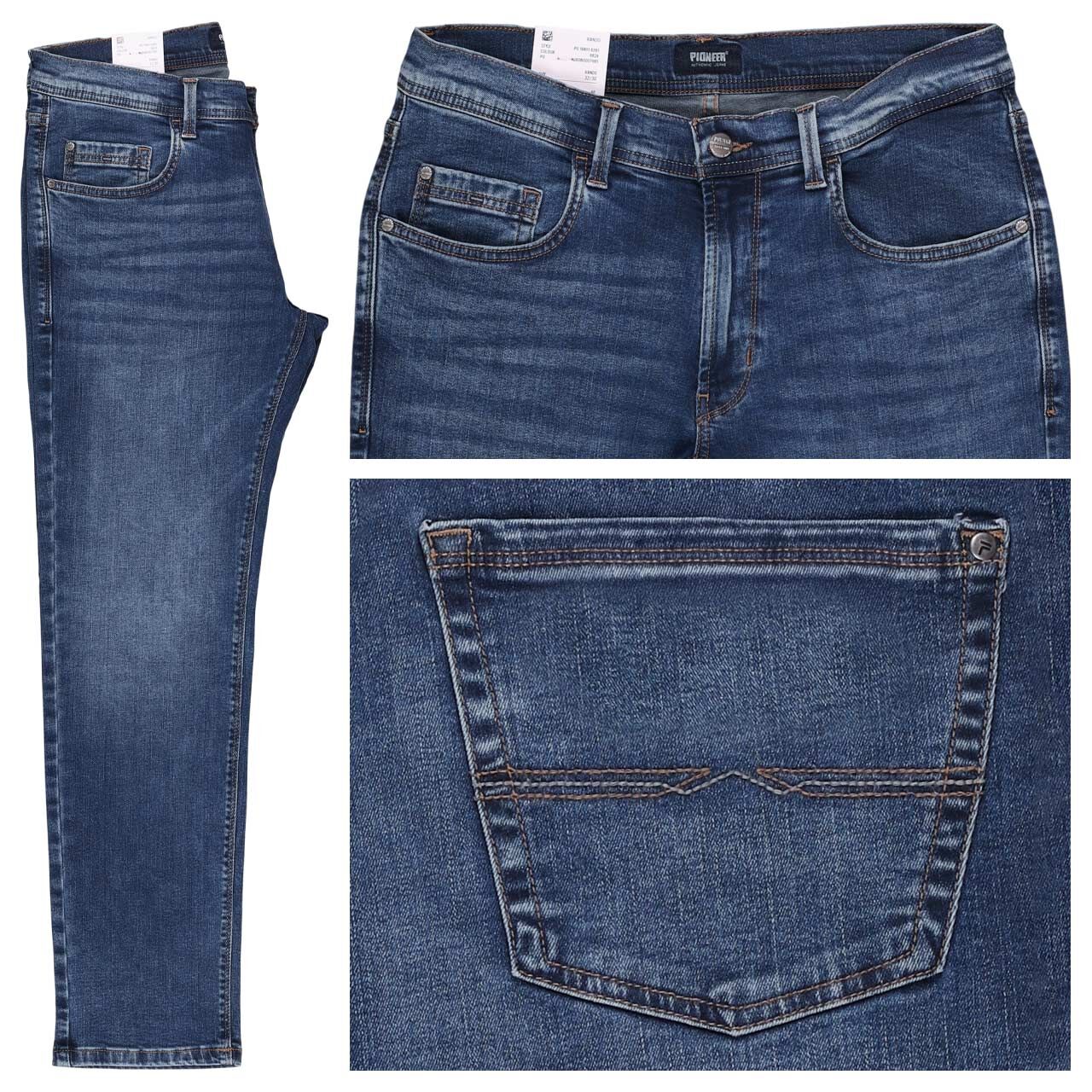 Pioneer Rando Jeans mid blue used buffies