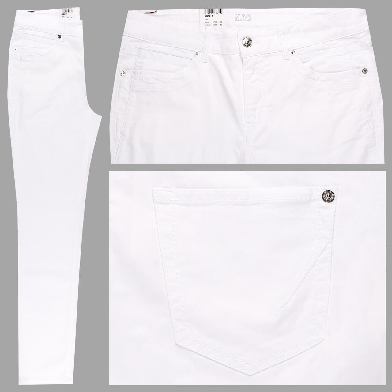 MAC Angela Jeans white