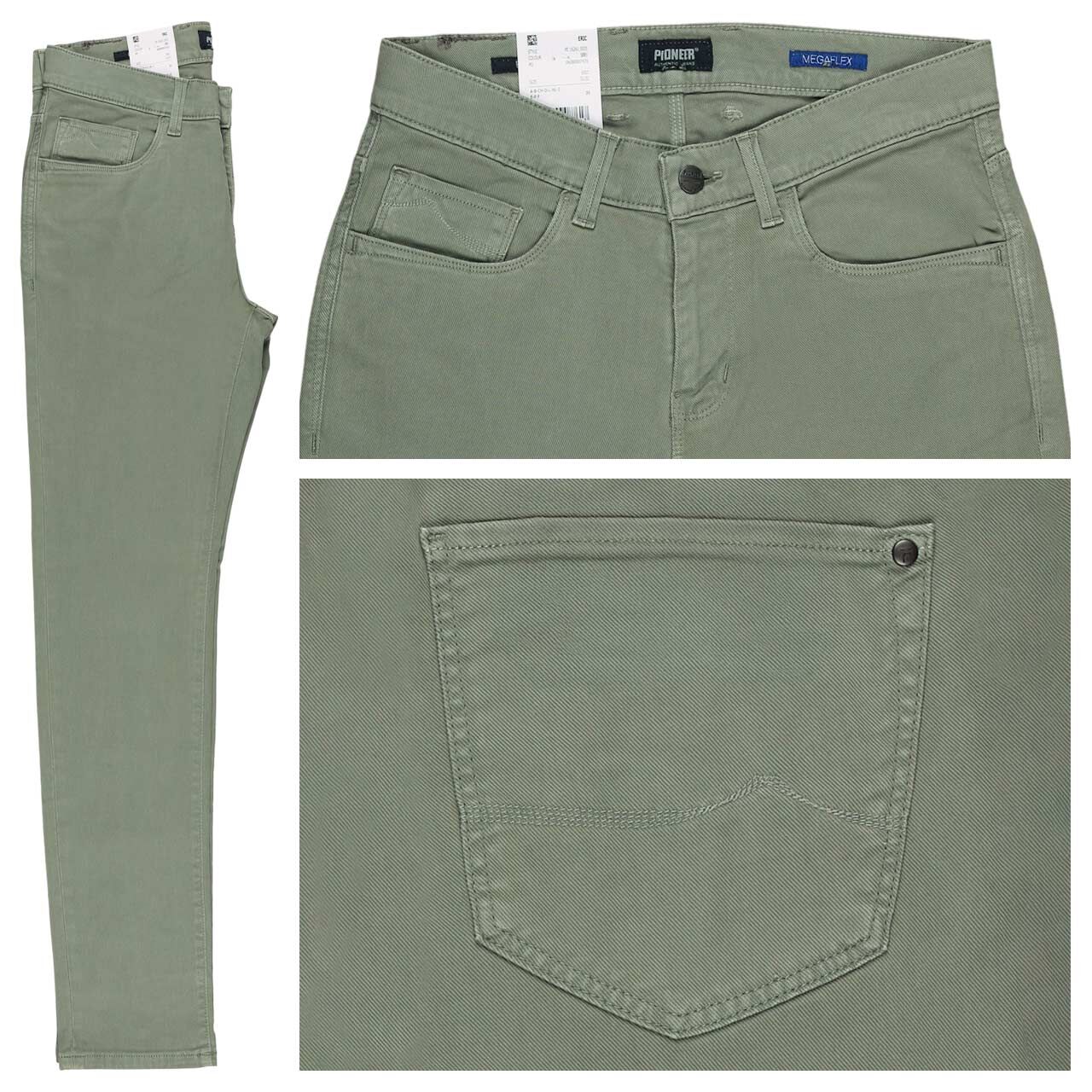 Pioneer Eric Megaflex Baumwollhose sea spray washed