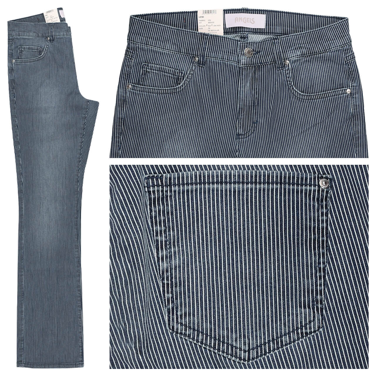 Angels Leni Jeans blue used small stripes