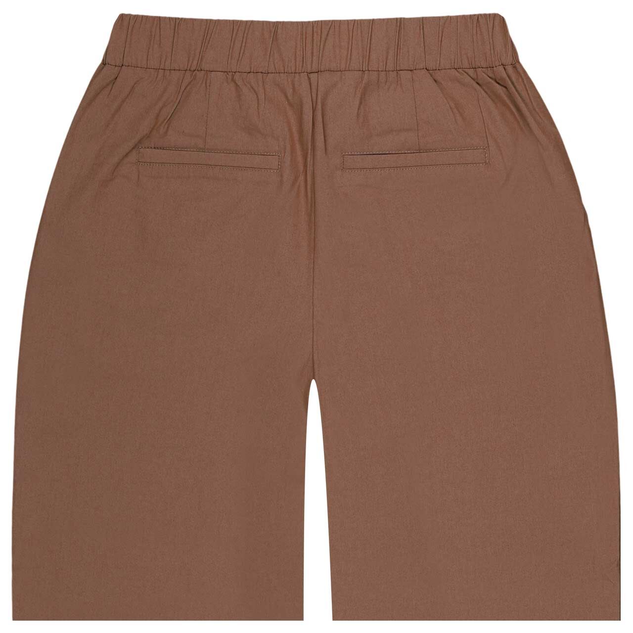 Damen 7/8 Baumwollhose von Monari in Braun, detaillierte Rückansicht