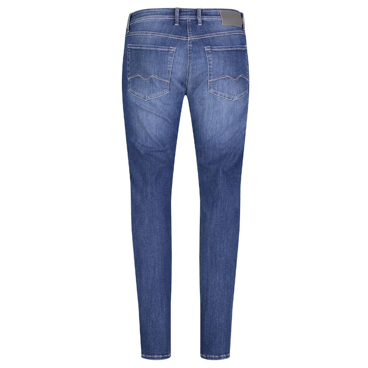 Stretch Herrenjeans Flexx von MAC in Mittelblau verwaschen, Rückansicht