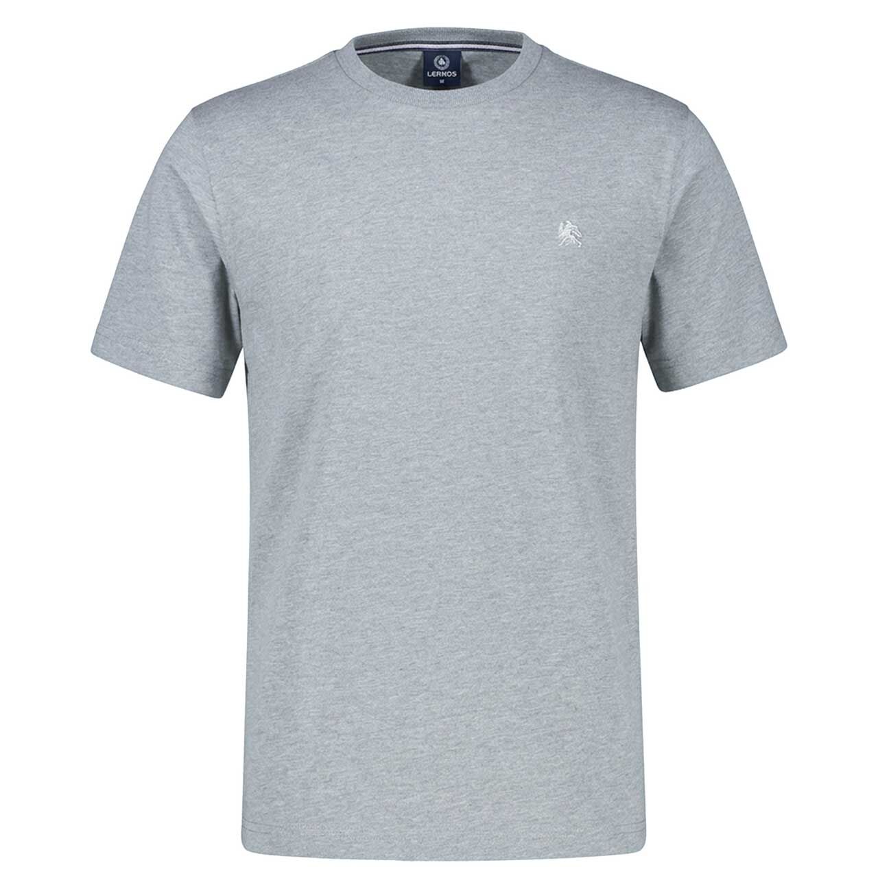 Lerros Herren T-Shirt platinum grey melange