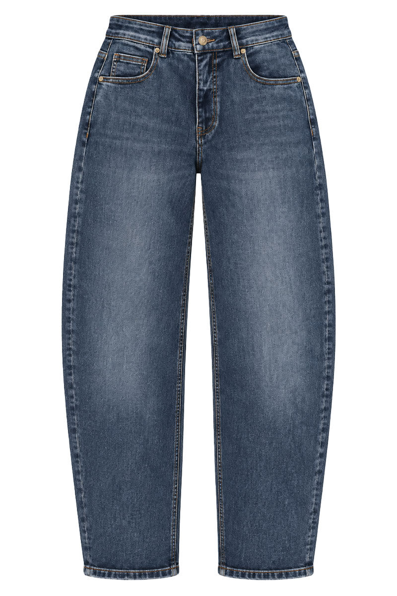 Vorderansicht der Senoritas Icon Lollipop Damenjeans in Blau