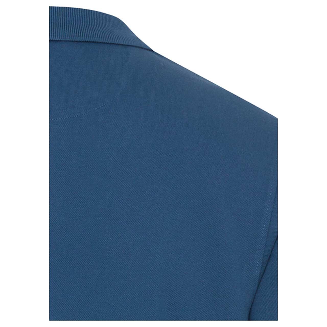 Herren Poloshirt von Camel active in Blau, detaillierte Rückansicht