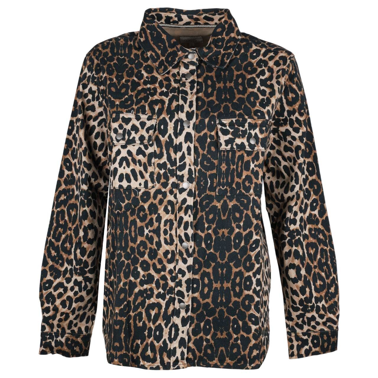 Camel active Damen Hemdjacke caramel leo print