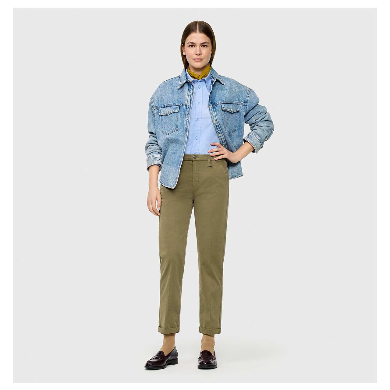 MAC Chino 7/8 Hose light khaki warm cotton
