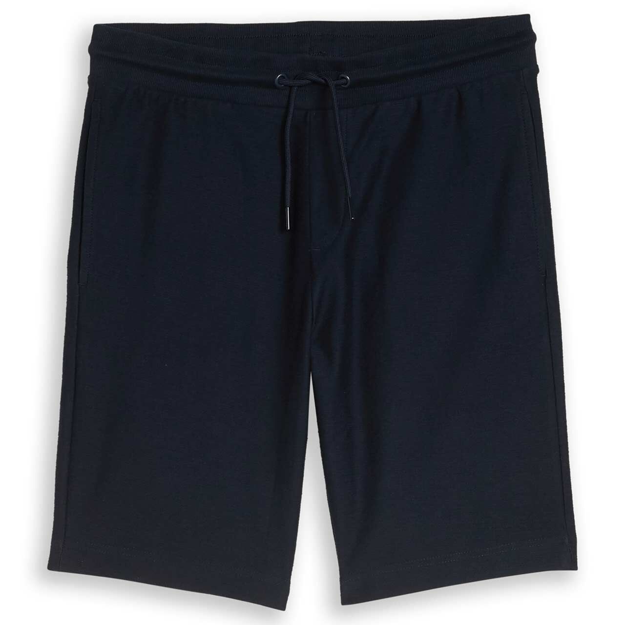 Herren Structured Shorts von Tom Tailor in Dunkelblau, Rückansicht